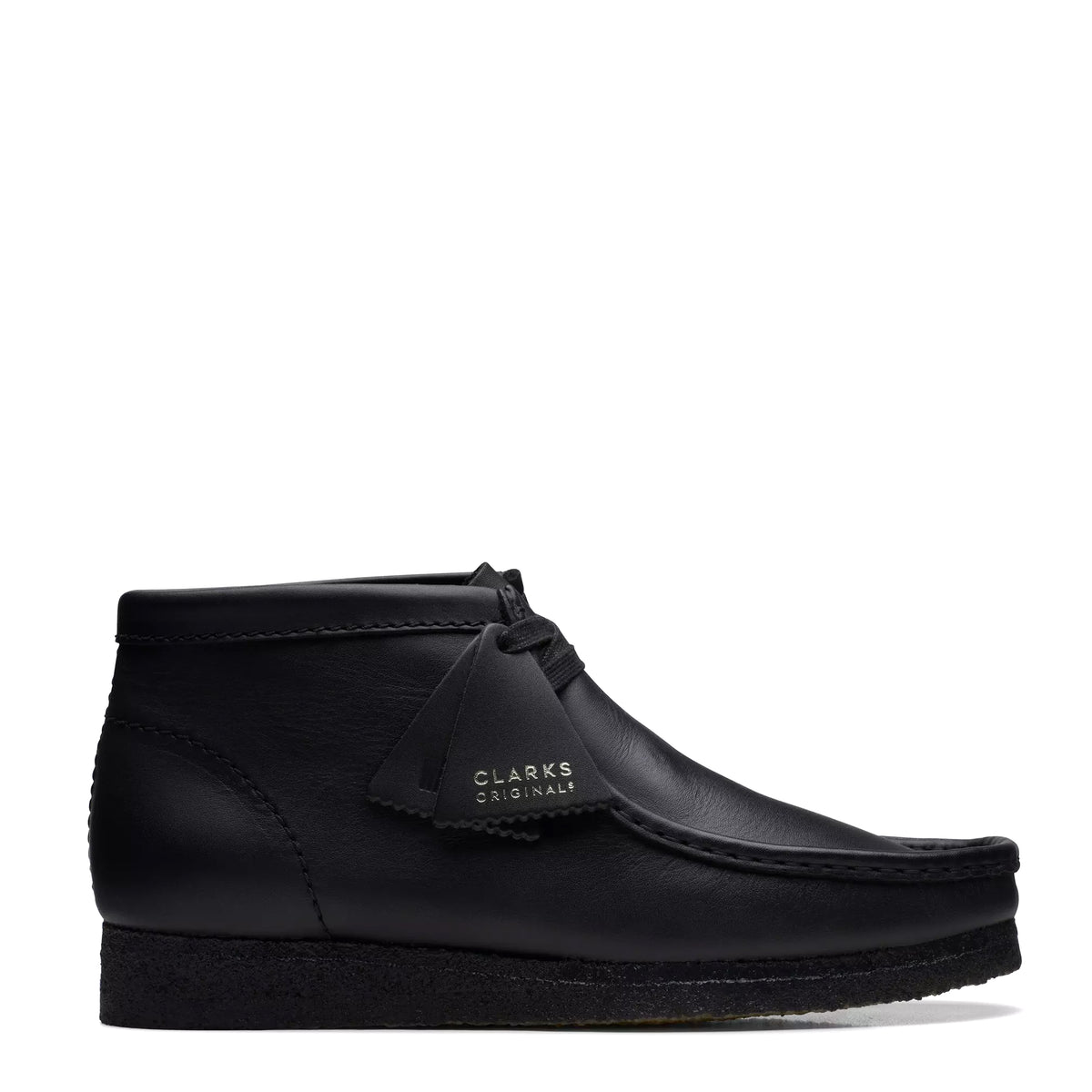 Clarks Wallabee Boot Black Leather