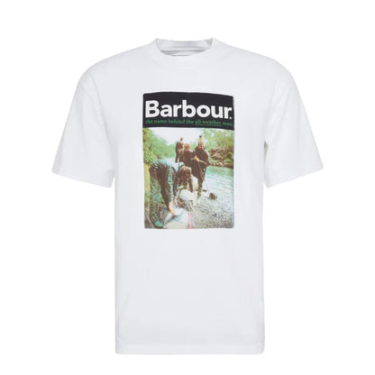 Barbour All-Weather Graphic Fit T-Shirt White