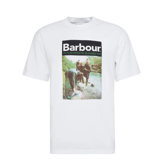 Barbour All-Weather Graphic Fit T-Shirt White