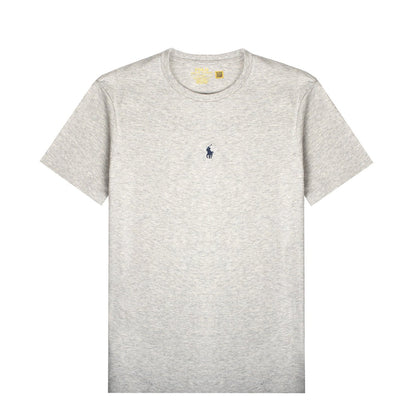 Polo Ralph Lauren Custom Slim Fit Centre Logo T-Shirt Grey Heather