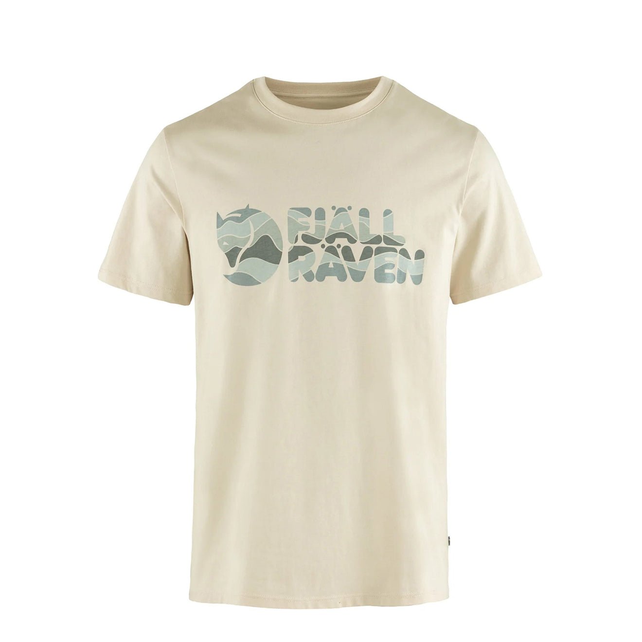 Fjallraven Multicolor Logo T-shirt Chalk White
