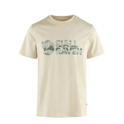Fjallraven Multicolor Logo T-shirt Chalk White