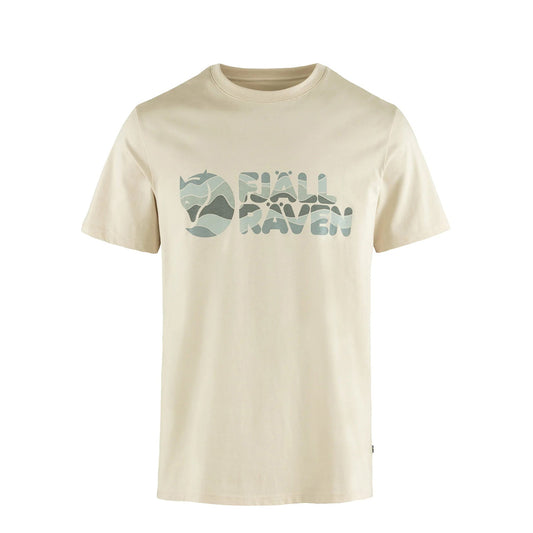 Fjallraven Multicolor Logo T-shirt Chalk White