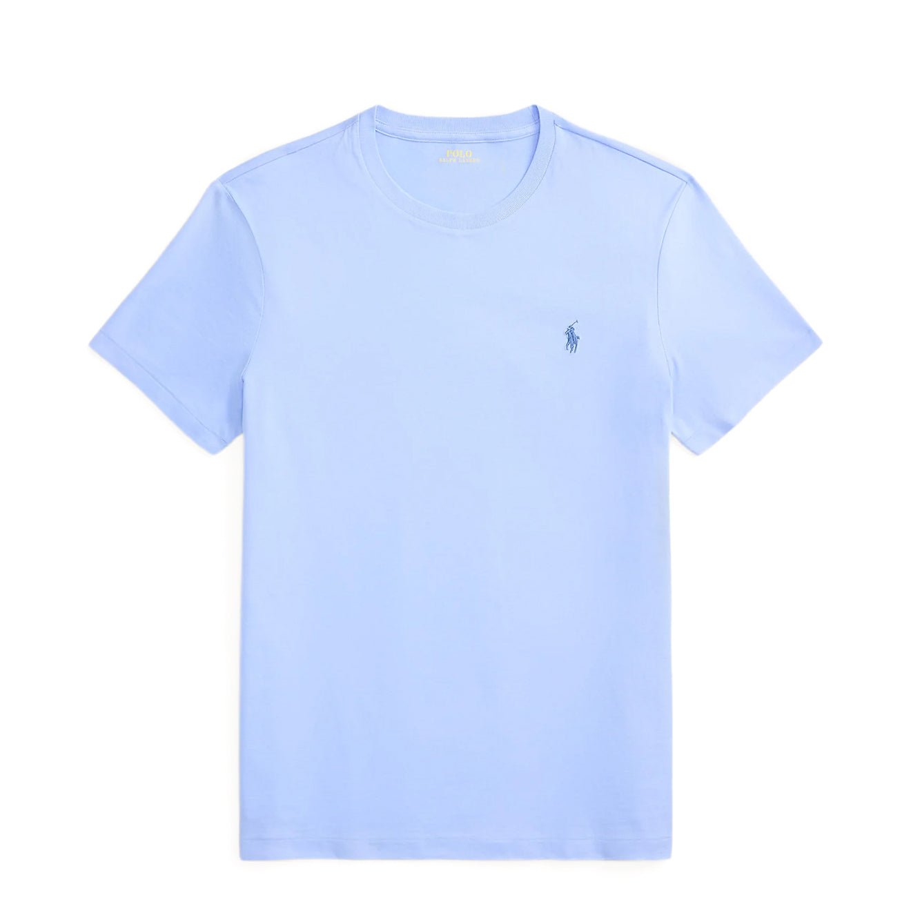 Polo Ralph Lauren Custom Slim Fit Jersey Crewneck T-Shirt Blue Lagoon - The Sporting Lodge