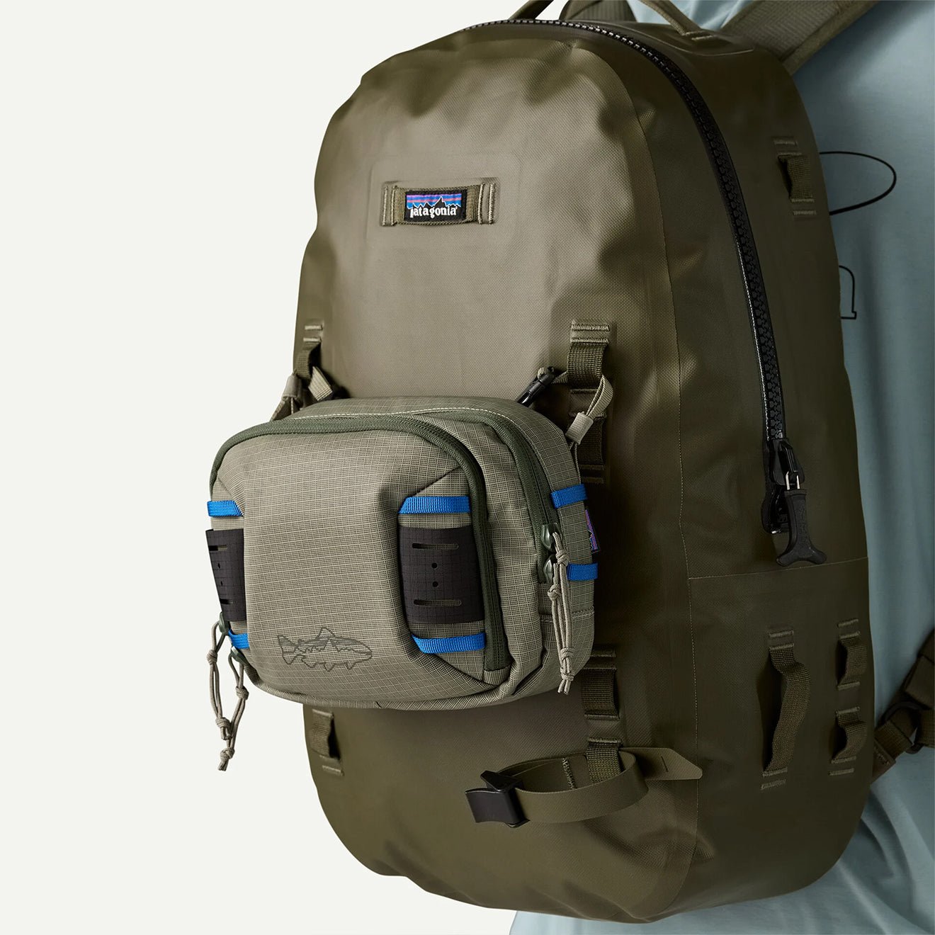 Patagonia Stealth Switch Pack 5L River Rock Green / P6 Blue - The Sporting Lodge
