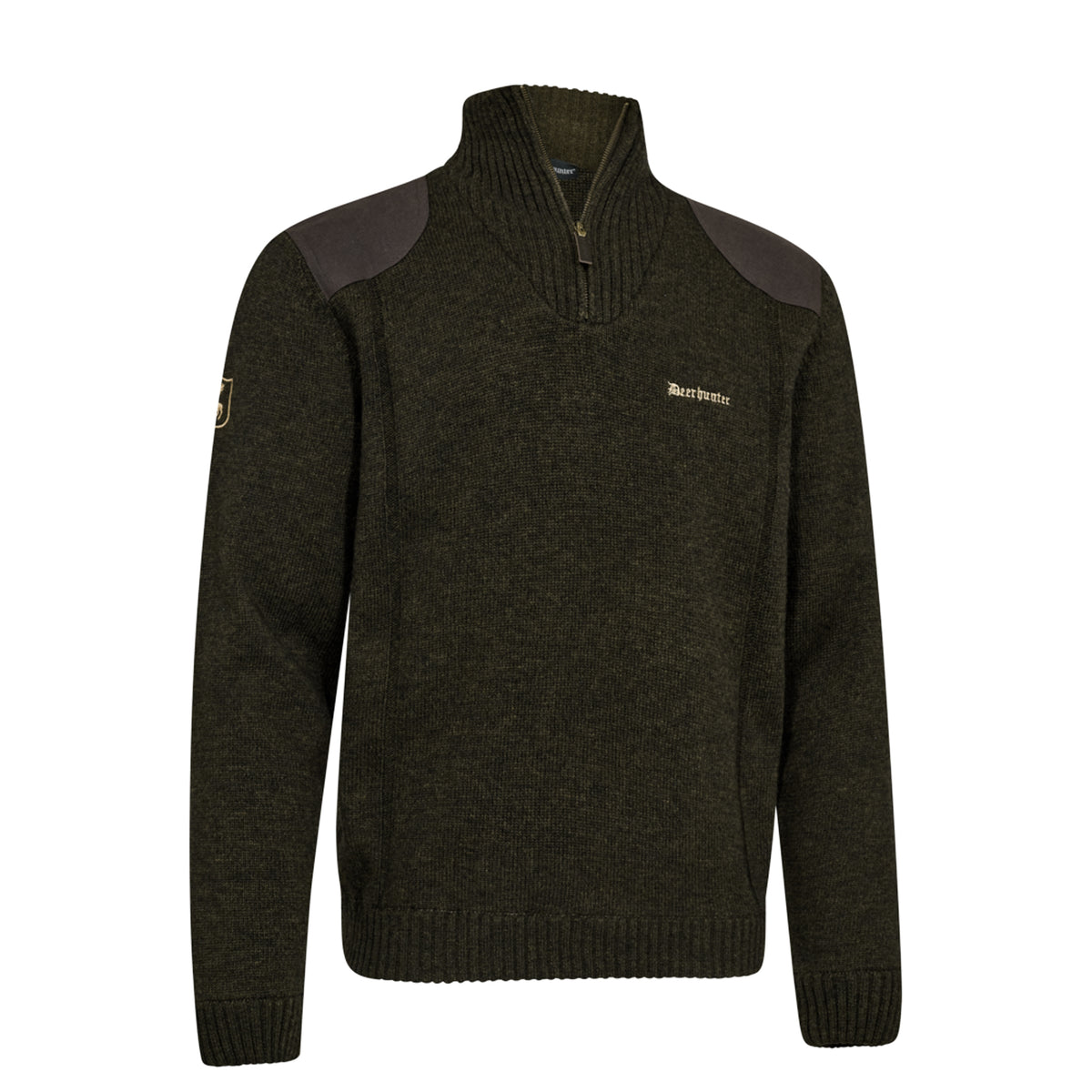 Deerhunter Finley 1/2 Zip Knit Ridgewood Melange
