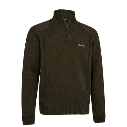 Deerhunter Finley 1/2 Zip Knit Woodland Melange
