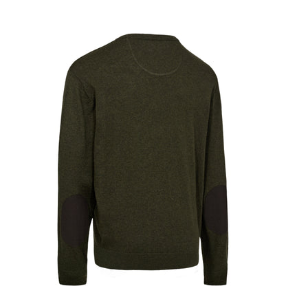 Deerhunter Harrington O-Neck Knit Forest Ember Melange