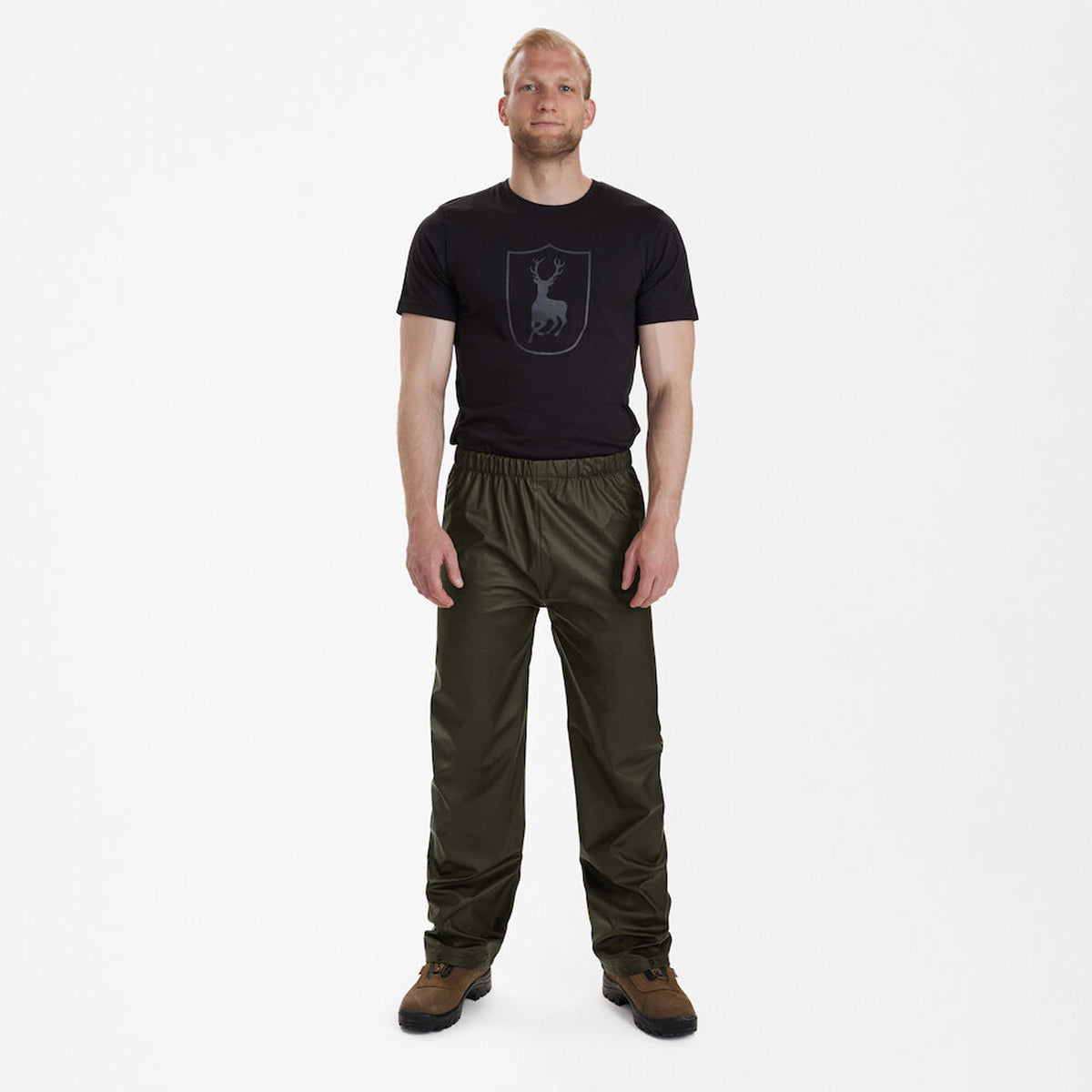 Deerhunter Hurricane Rain Trousers Art Green