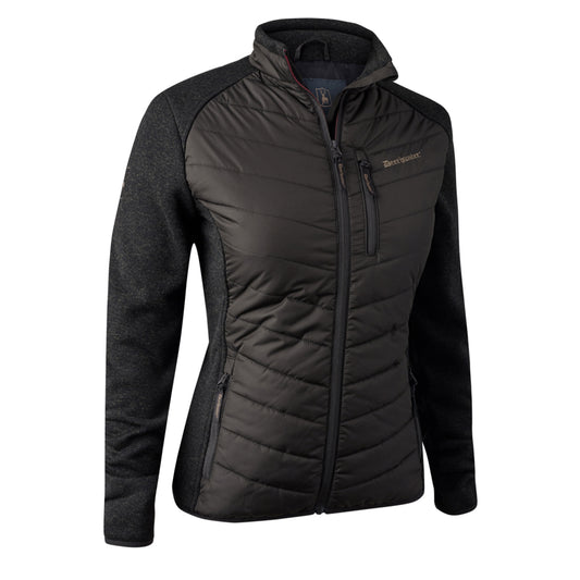 Deerhunter Womens Caroline padded jacket Brown Leaf - The Sporting Lodge