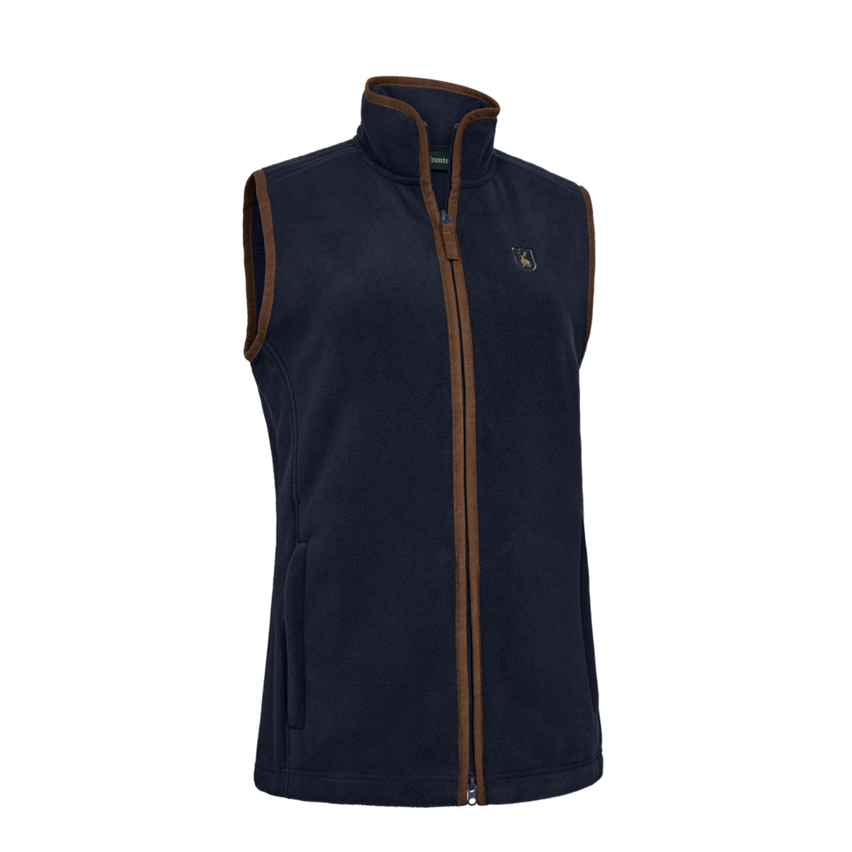 Deerhunter Womens Lady Cumbria Fleece Waistcoat Dark Blue