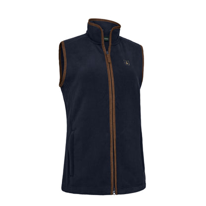 Deerhunter Womens Lady Cumbria Fleece Waistcoat Dark Blue