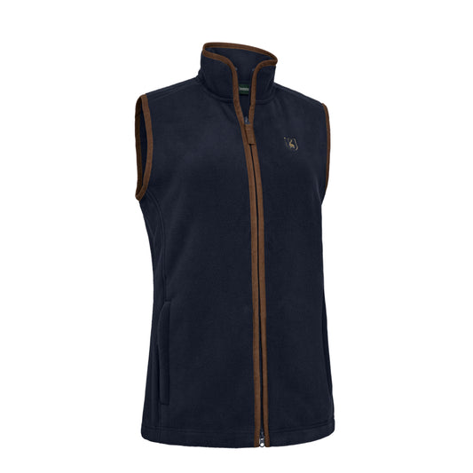 Deerhunter Womens Lady Cumbria Fleece Waistcoat Dark Blue