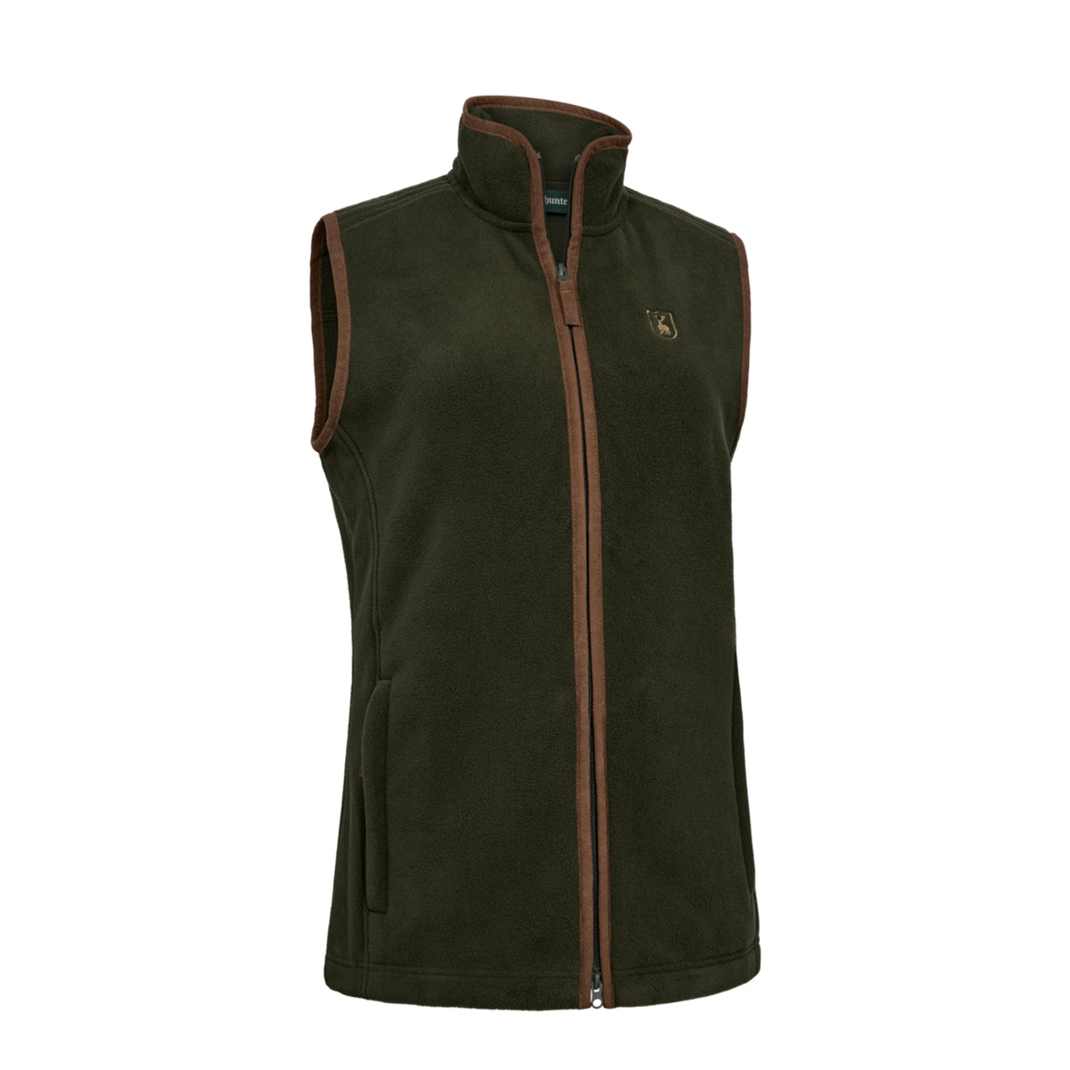 Deerhunter Womens Lady Cumbria Fleece Waistcoat Forest Ember