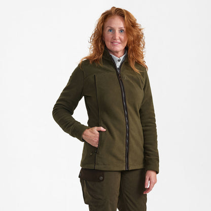 Deerhunter Womens Lady Eagle Fleece Jacket Tarmac Green