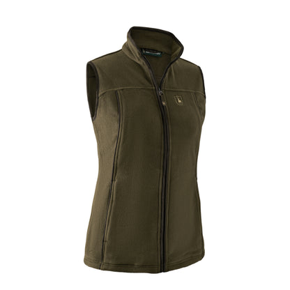 Deerhunter Womens Lady Eagle Fleece Waistcoat Tarmac Green