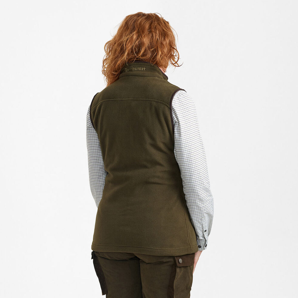 Deerhunter Womens Lady Eagle Fleece Waistcoat Tarmac Green