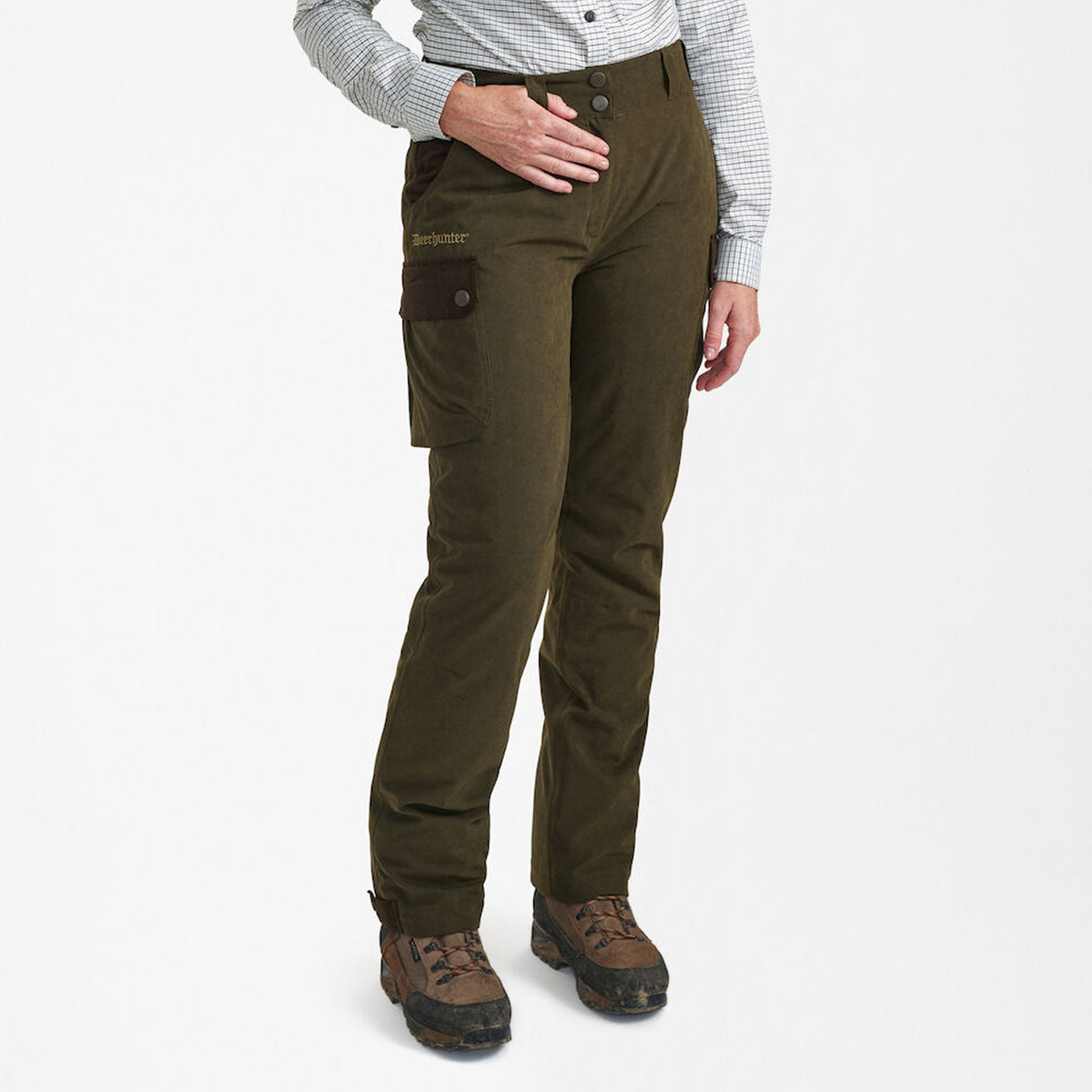 Deerhunter Womens Lady Eagle Trousers Tarmac Green