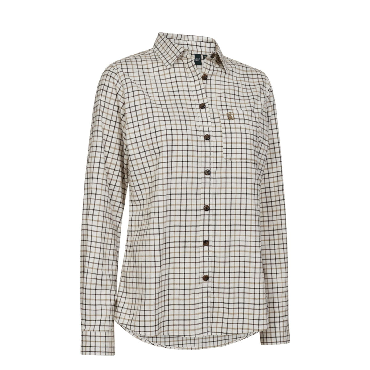 Deerhunter Womens Lady Grace Shirt Beige Check