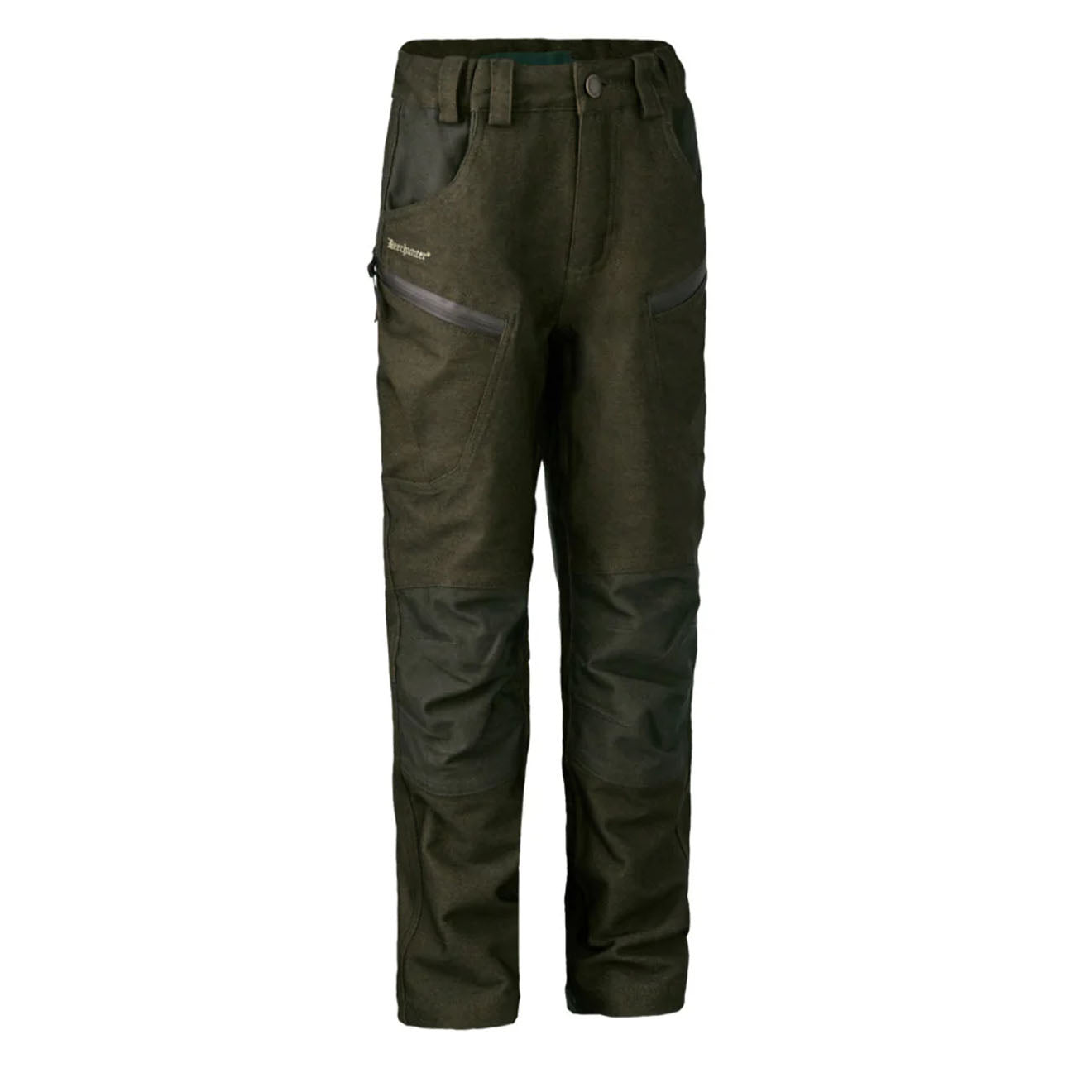 Deerhunter Youth Chasse Trousers Olive Night Melange - The Sporting Lodge