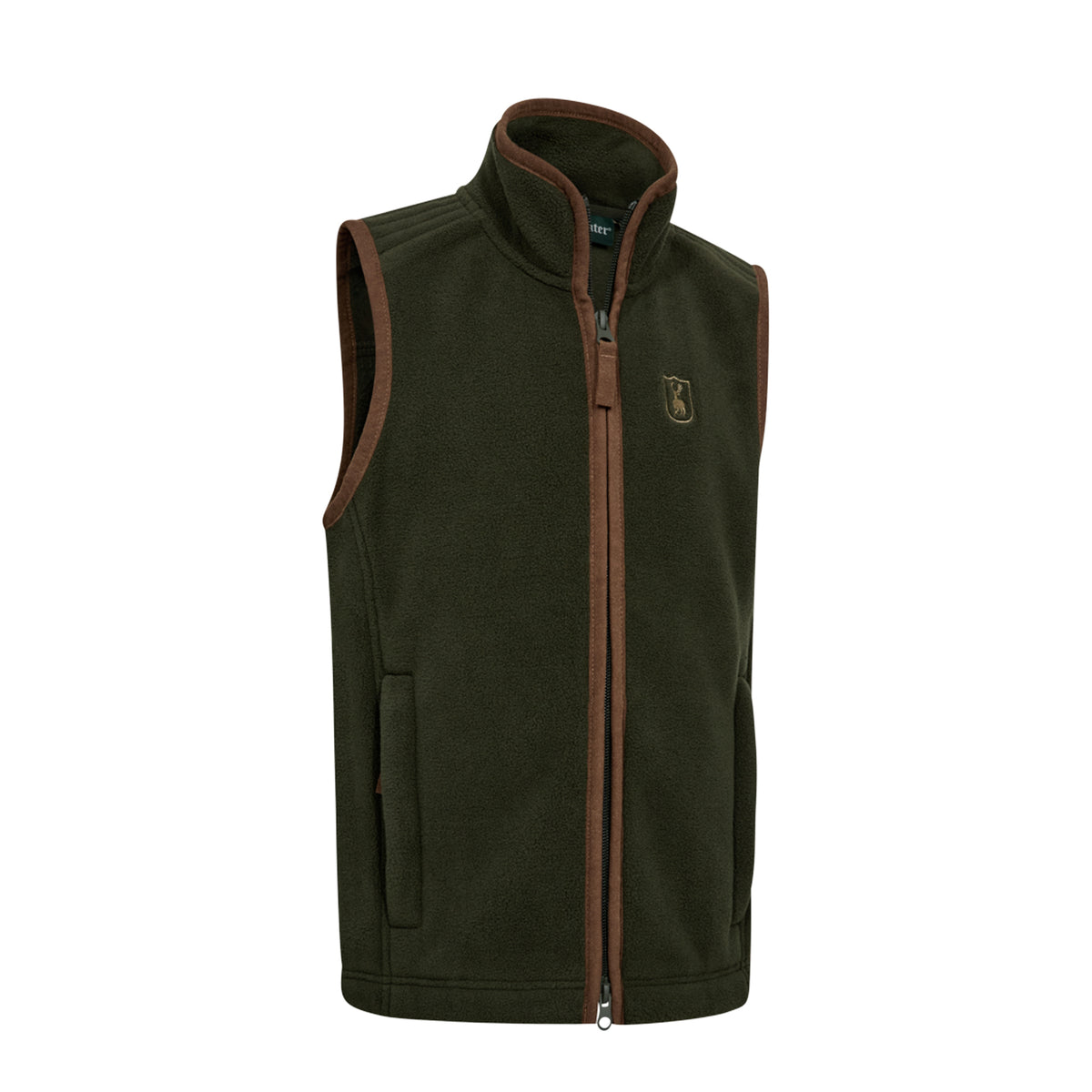 Deerhunter Youth Cumbria Fleece Waistcoat Forest Ember