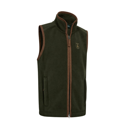 Deerhunter Youth Cumbria Fleece Waistcoat Forest Ember