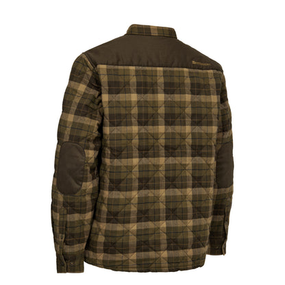 Deerhunter Youth Elbert Padded Shirt Jacket Brown Check