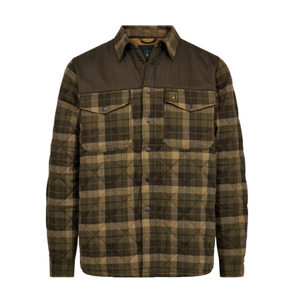 Deerhunter Youth Elbert Padded Shirt Jacket Brown Check