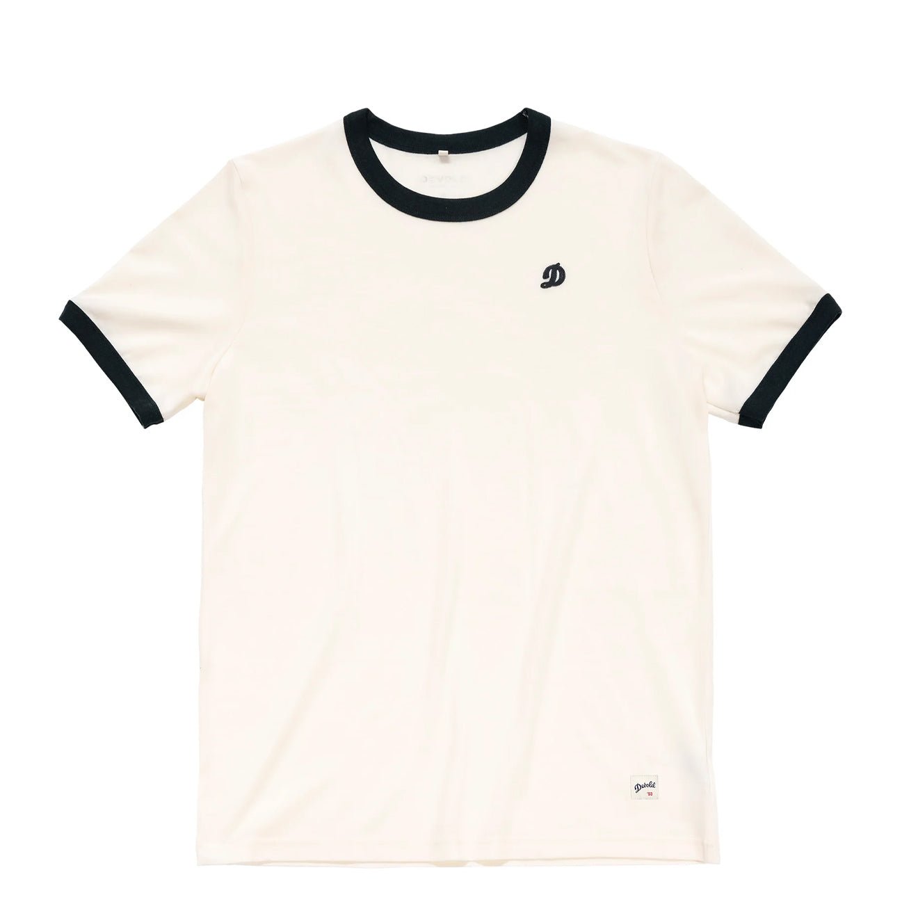 Devold Archive Ringer Tee White/Ink