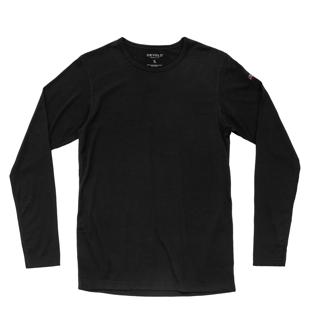 Devold Breeze Merino 150 Shirt Man Black