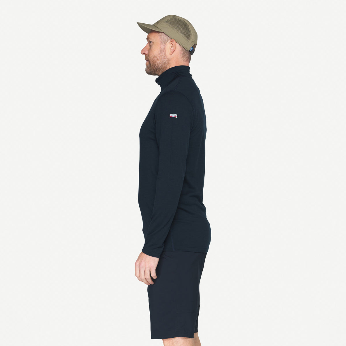 Devold Breeze Plus Merino 200 Zip Neck Man Ink