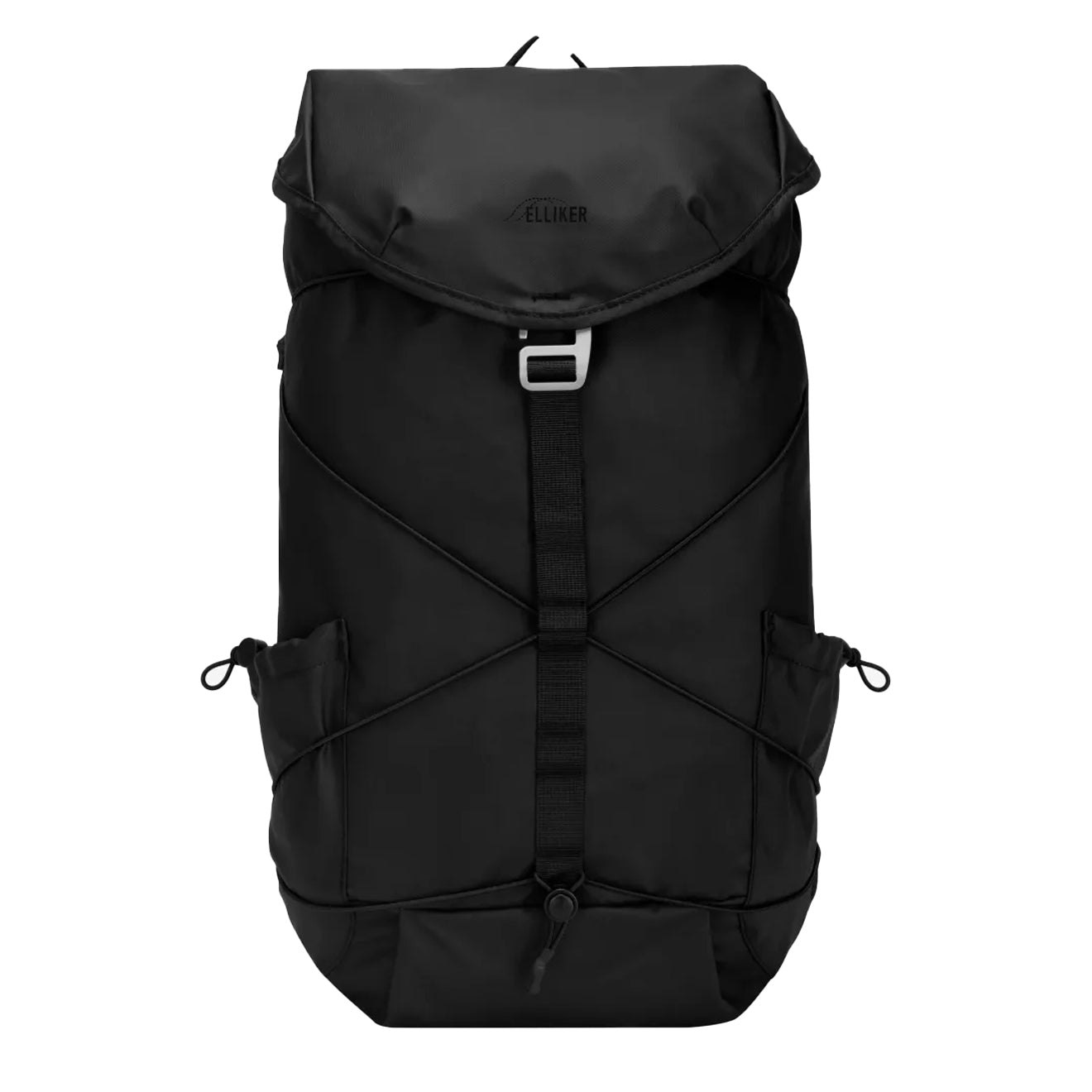 Elliker Wharfe Flap Over Backpack 22L Black - The Sporting Lodge
