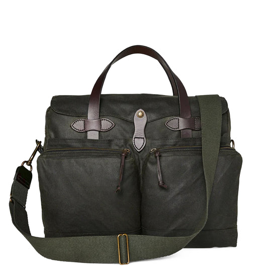 Filson 24-Hour Tin Cloth Briefcase Otter Green