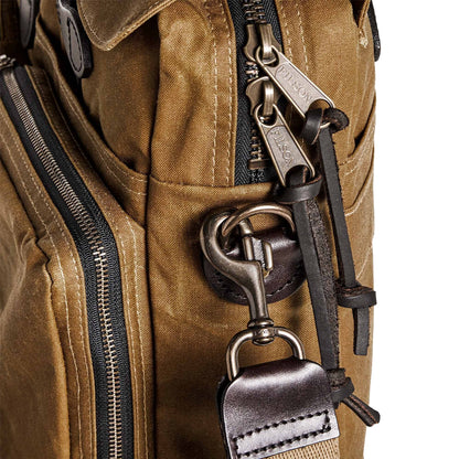 Filson 24 Hour Tin Briefcase Dark Tan