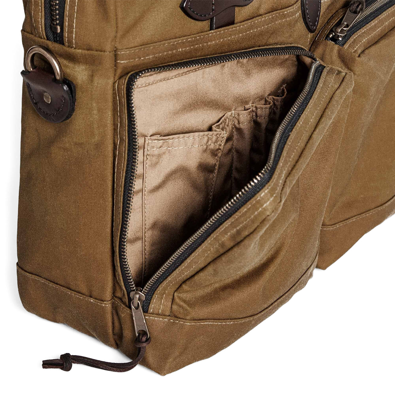 Filson 24 Hour Tin Briefcase Dark Tan