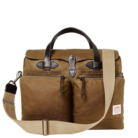 Filson 24 Hour Tin Briefcase Dark Tan