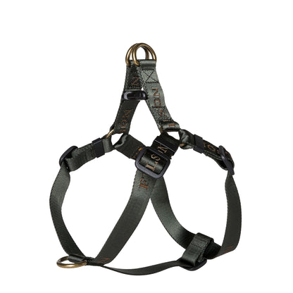 Filson Adjustable Nylon Dog Harness Dark Timber