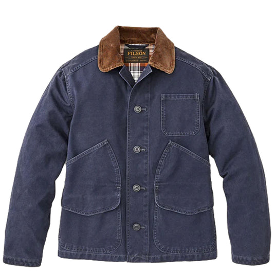 Filson Canvas Outfitter Jacket Blue Mussel