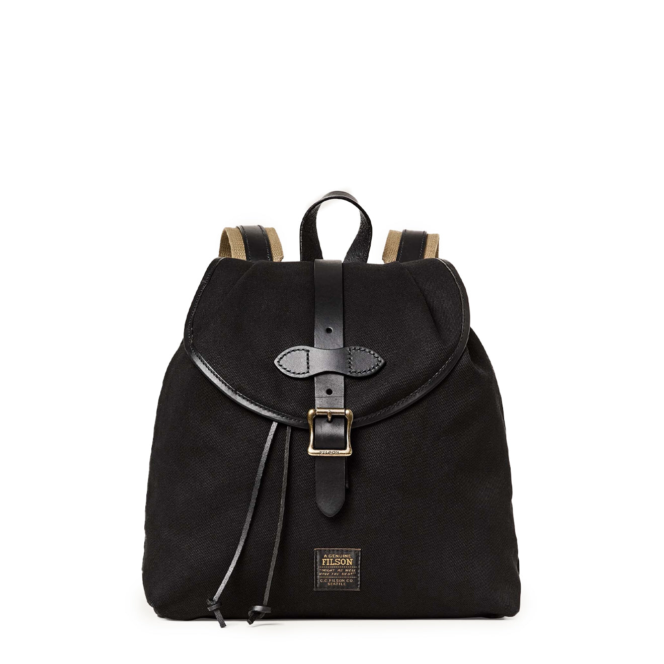 Filson Drawstring Backpack Black