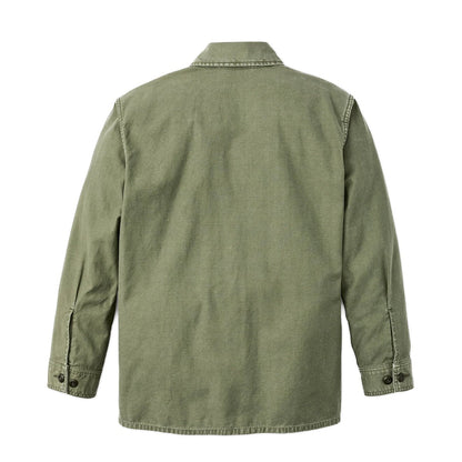 Filson Field Cruiser Jacket Reverse Sateen Washed Fatigue Green