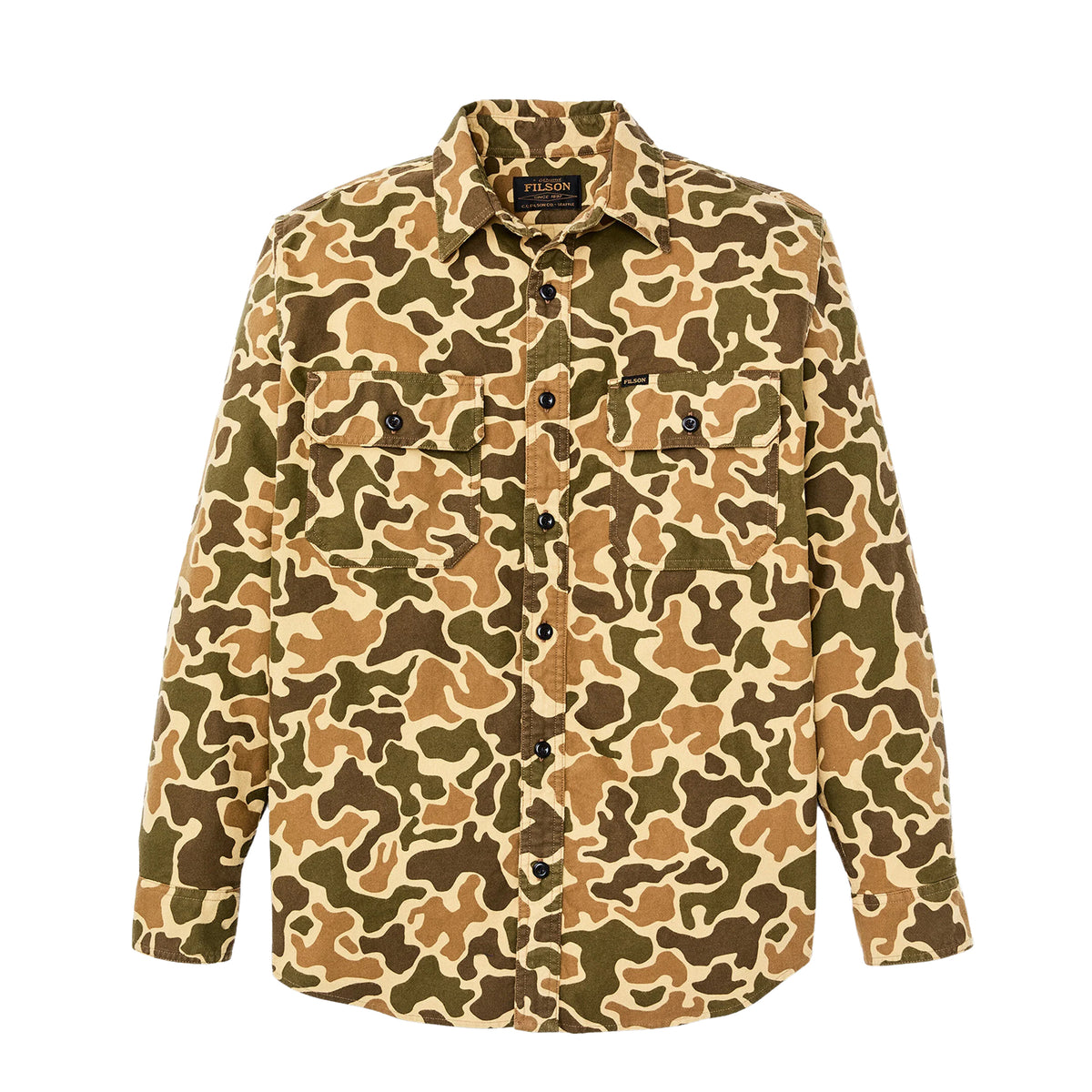 Filson Field Flannel Shirt Buckskin Camo
