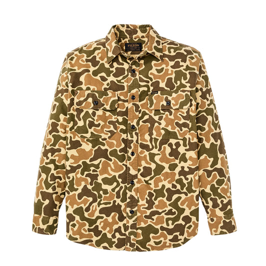 Filson Field Flannel Shirt Buckskin Camo