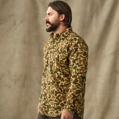 Filson Field Flannel Shirt Buckskin Camo