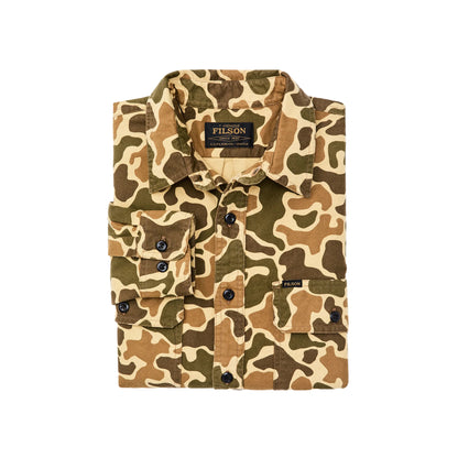 Filson Field Flannel Shirt Buckskin Camo