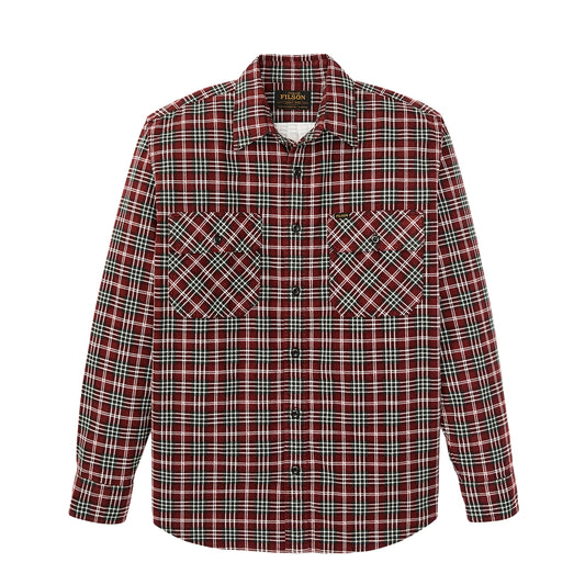 Filson Field Flannel Shirt Russet Red Plaid
