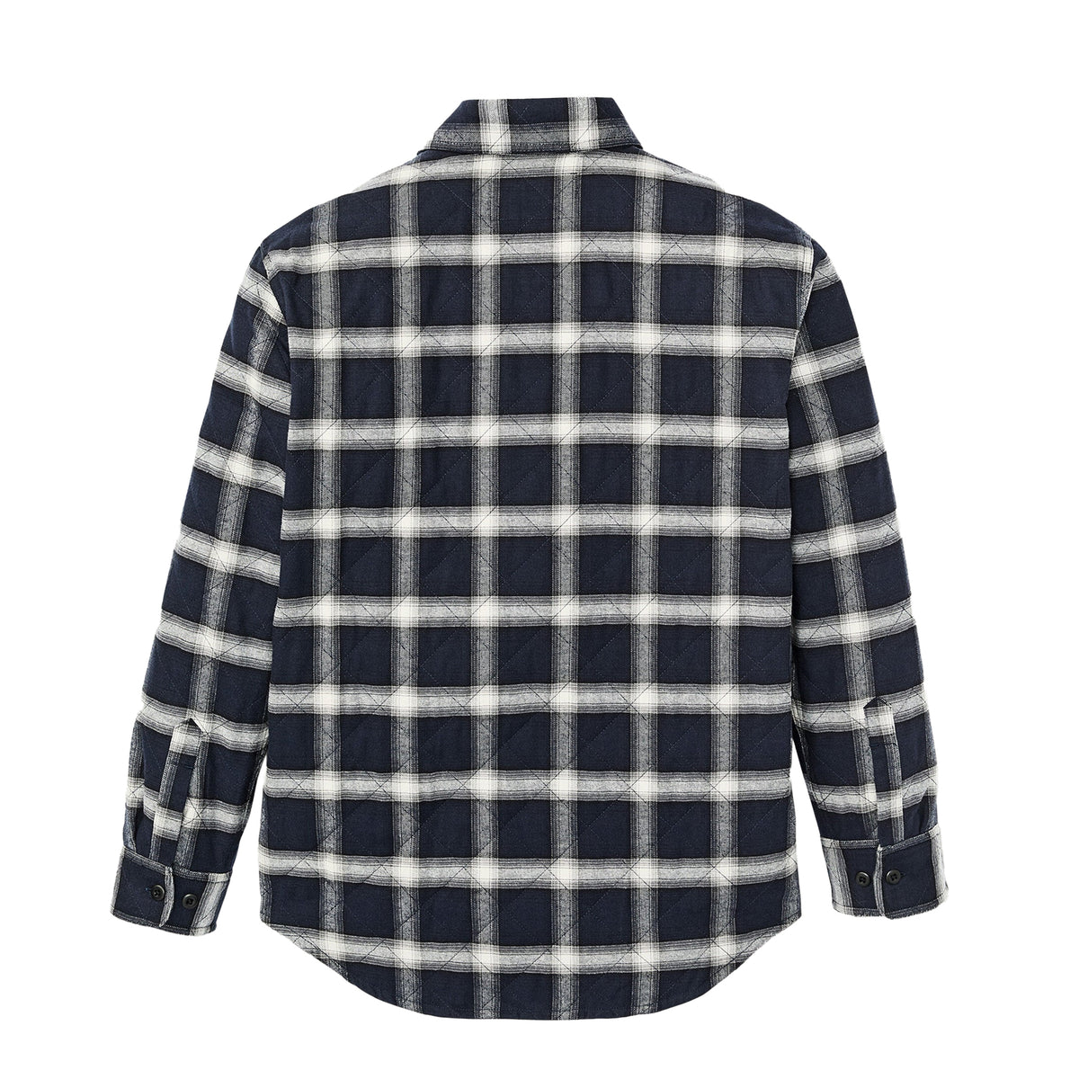 Filson Insulated Flannel Jac-Shirt Navy / Cream Plaid