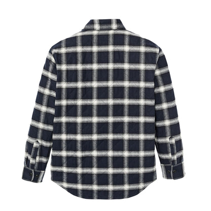 Filson Insulated Flannel Jac-Shirt Navy / Cream Plaid