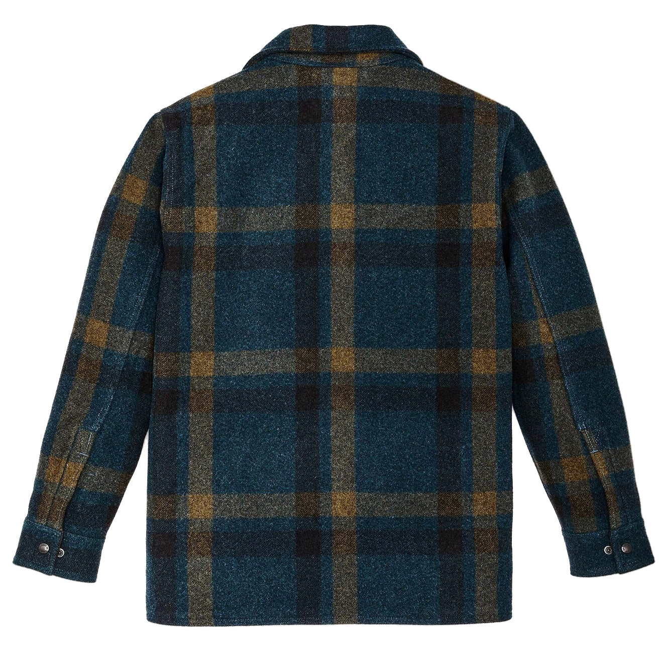 Filson Lined Mackinaw Jac-Shirt Teal / Ochre Plaid - The Sporting Lodge