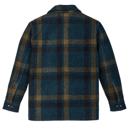 Filson Lined Mackinaw Jac-Shirt Teal / Ochre Plaid - The Sporting Lodge