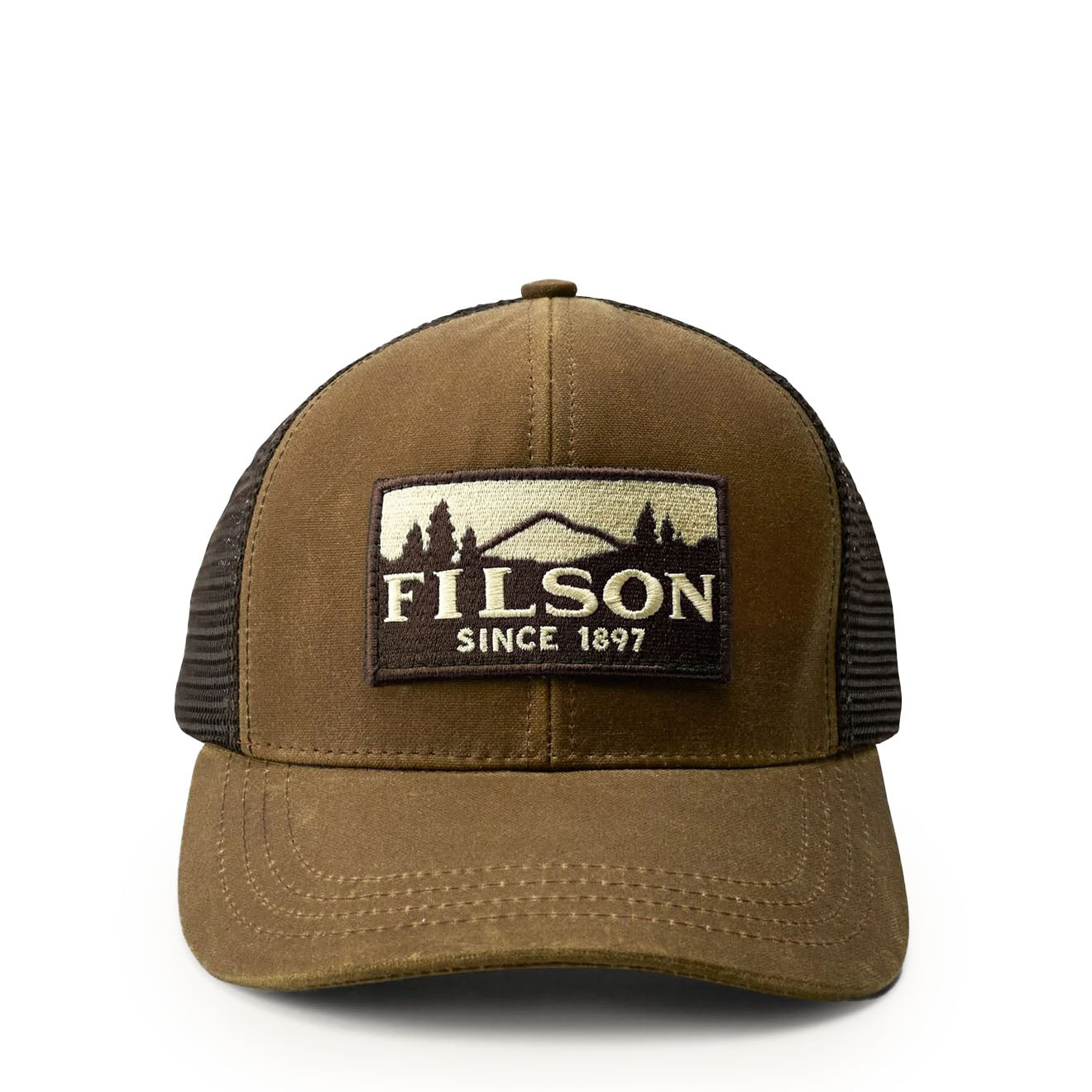 Filson Logger Mesh Cap Dark Tan | The Sporting Lodge